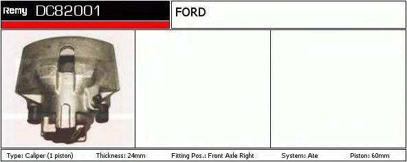 Ремкомплект гальмівної системи на Ford Granada  GU